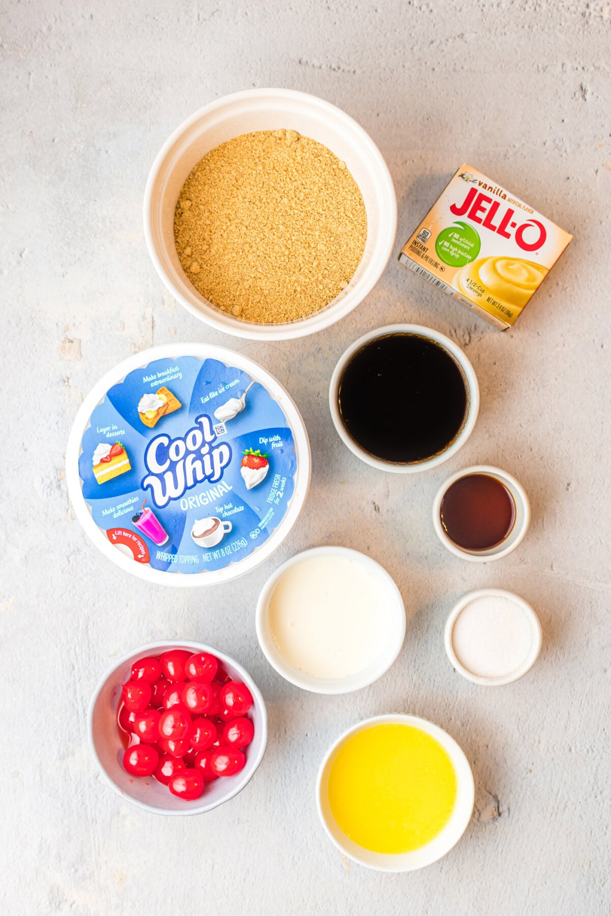 ingredients for Root Beer Float Pie