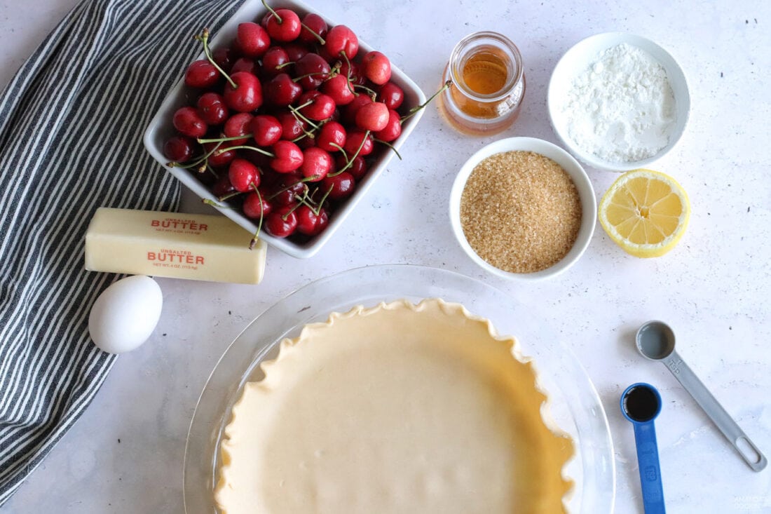 ingredients for Cherry Pie