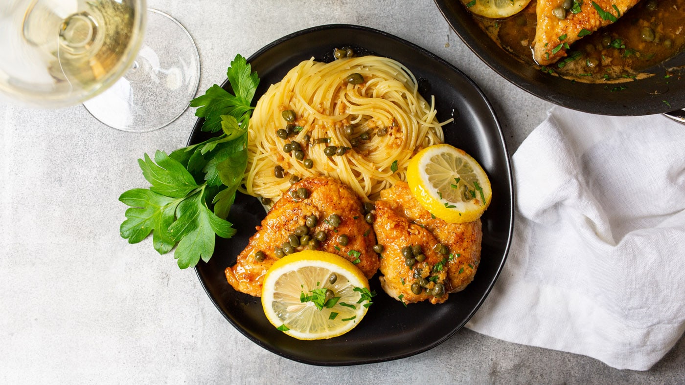 Chicken piccata is a simple recipe, but it's full of rich-bodied flavors from its fresh ingredients.
