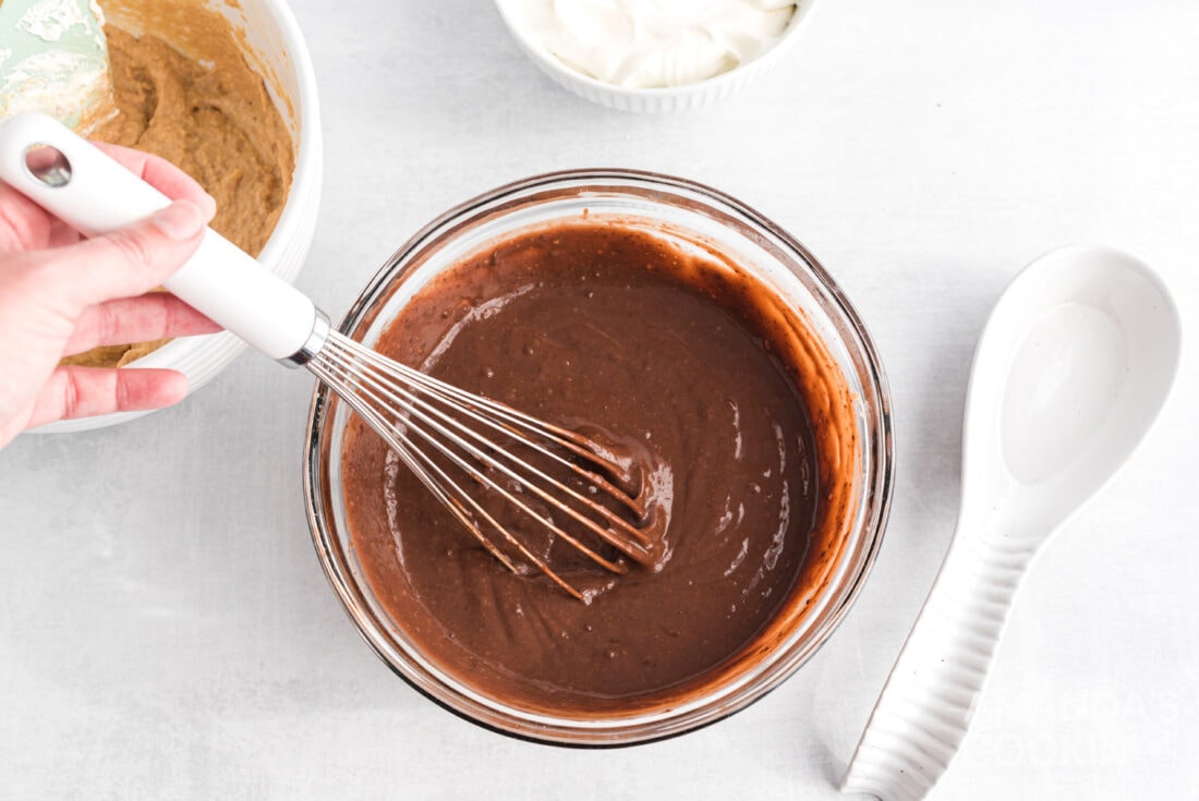 Chocolate Peanut Butter Lasagna Amanda's Cookin' One Pan Desserts