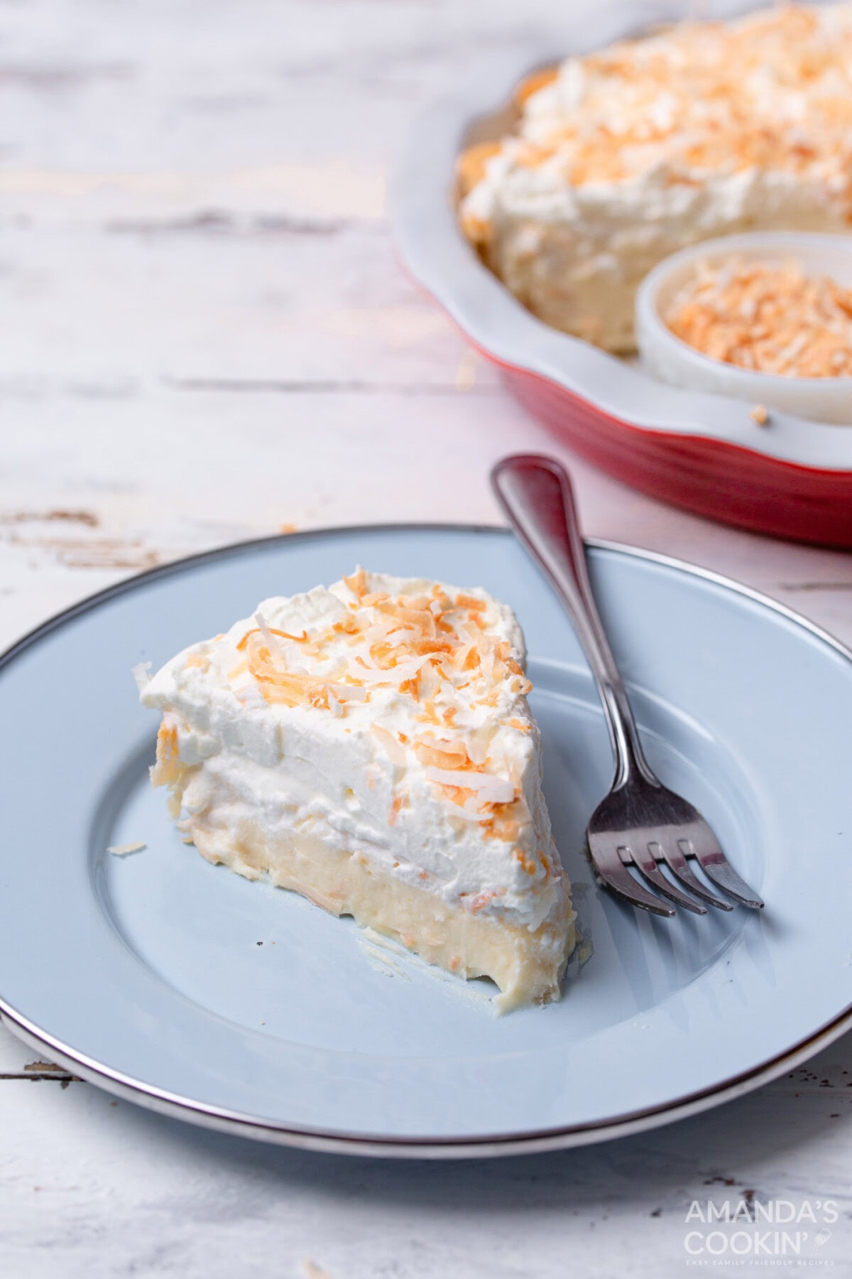 slice of Coconut Cream Pie