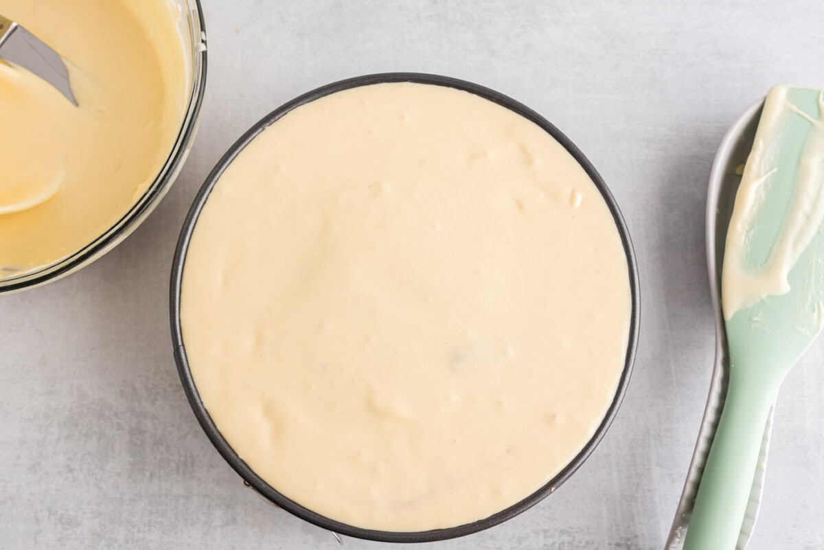 cheesecake in a springform pan