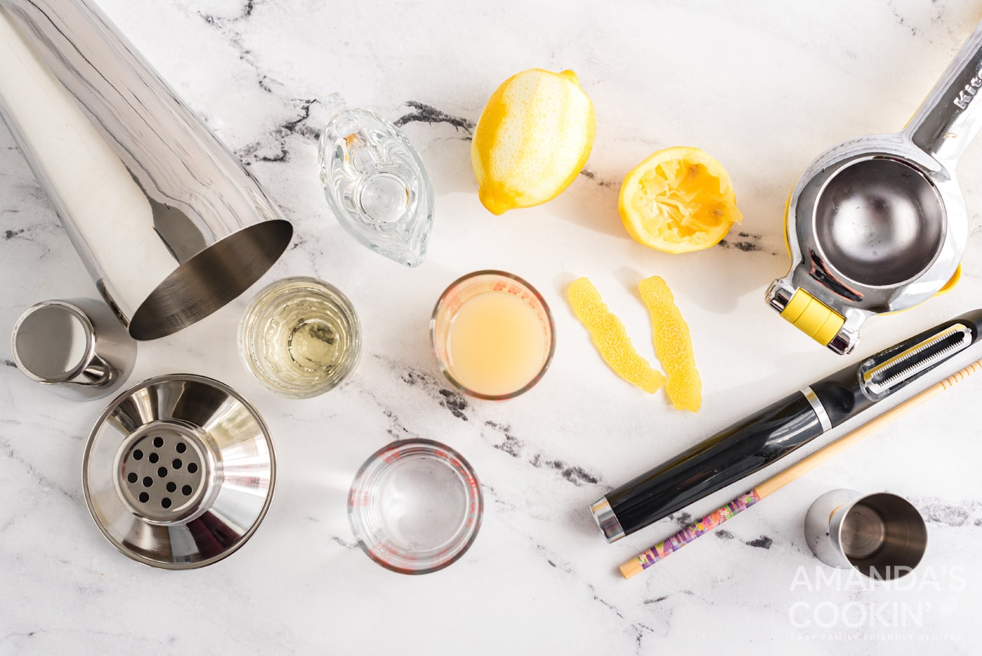 Lemon Drop Cocktail Recipe Amanda's Cookin'