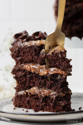 German Chocolate Cake - Amanda's Cookin' - Cake & Cupcakes