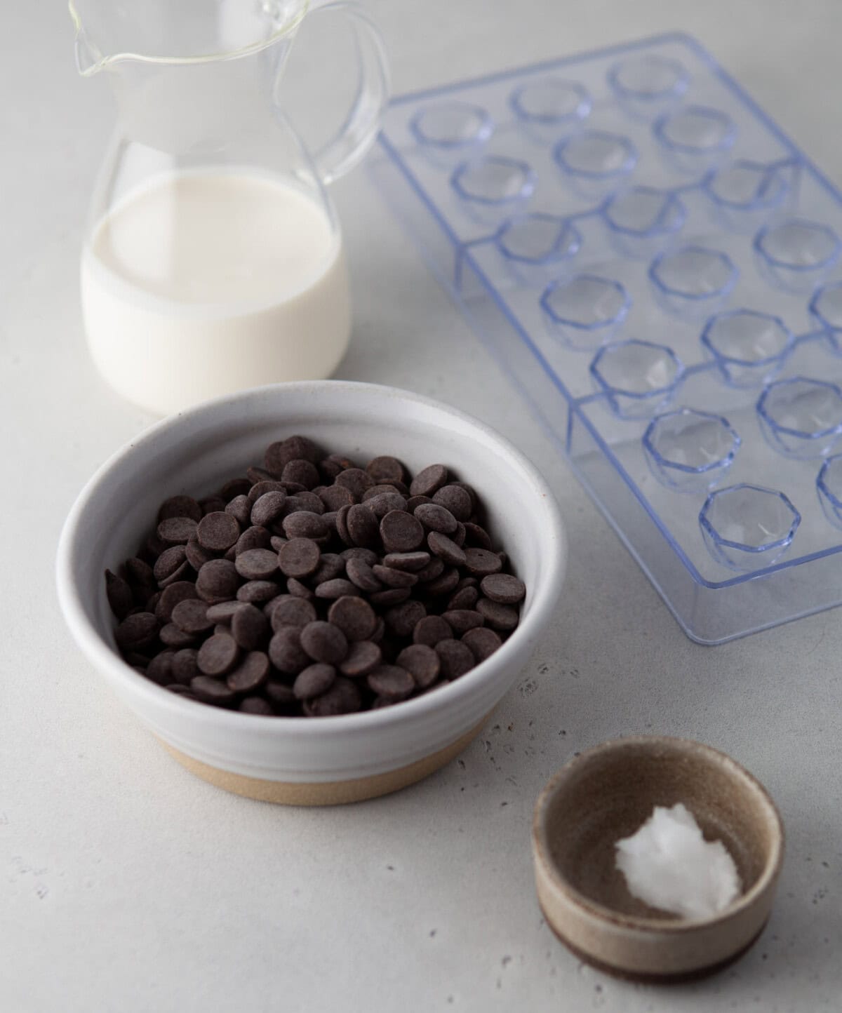 ingredients for Chocolate Truffles