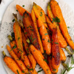 platter of Roasted Carrots