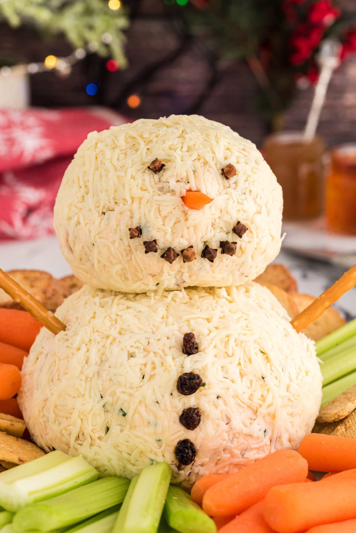 Snowman Cheeseball