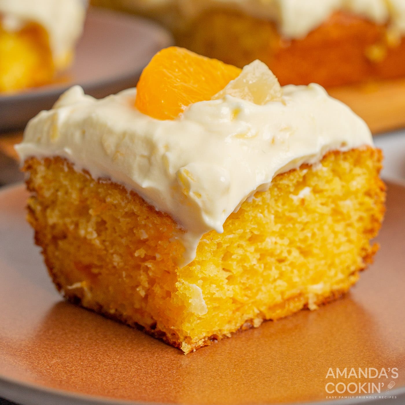 Mandarin Orange and Pineapple Cake Recipe : Heart's Content Farmhouse