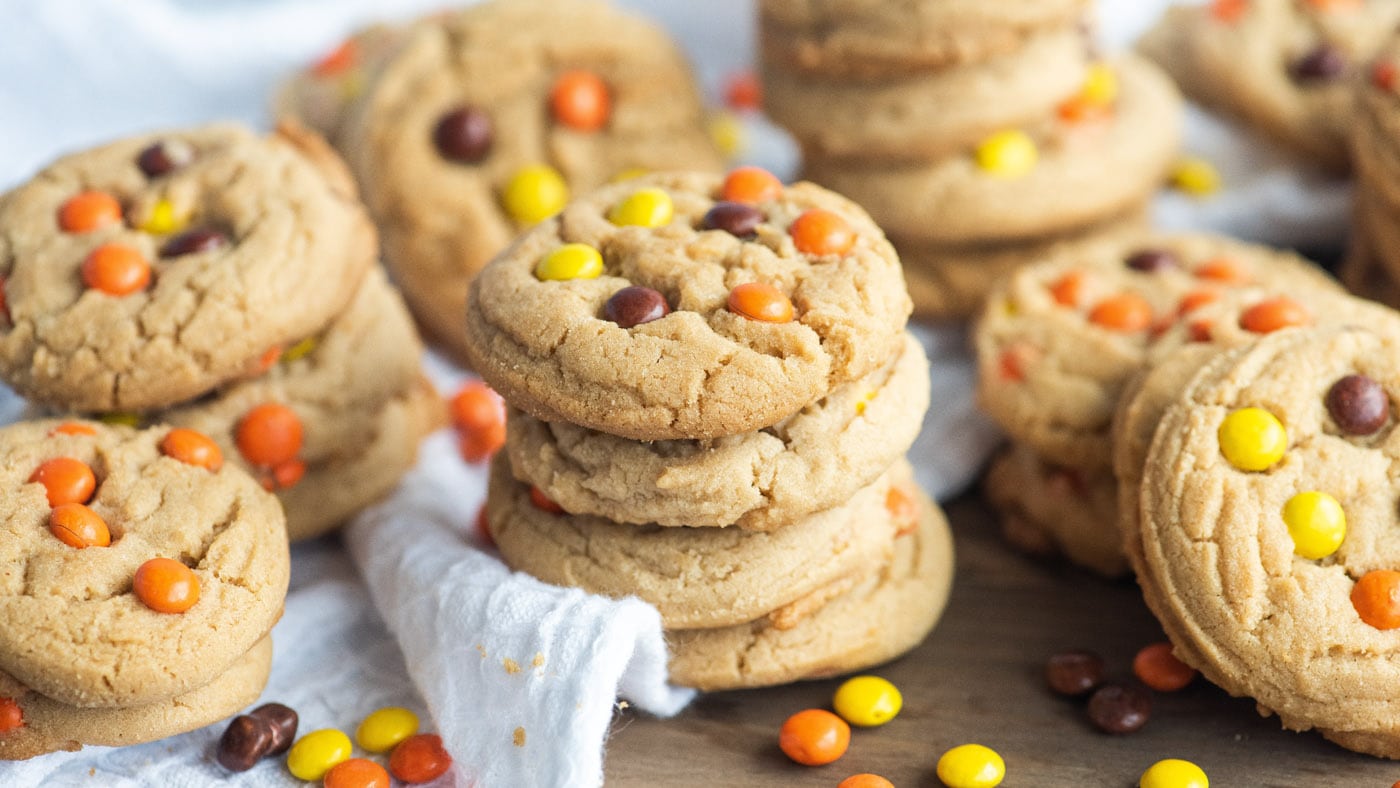 These Reese's pieces cookies elevate classic peanut butter cookies into an even more toothsome treat