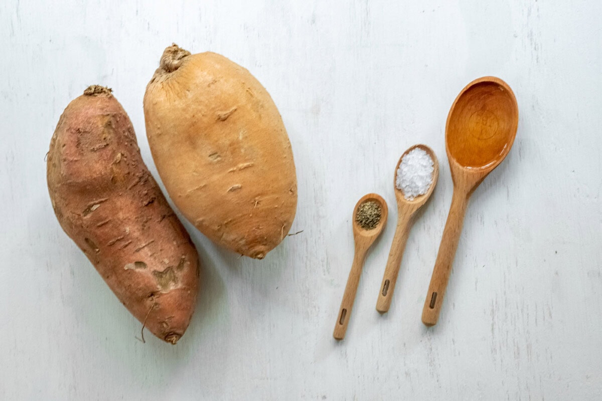 Air Fryer Sweet Potato Chips ingredients
