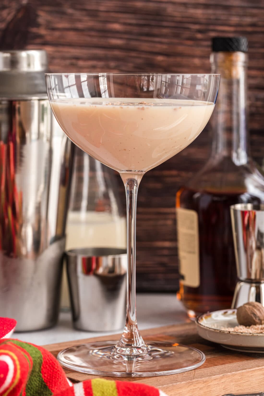 Brandy Alexander in a martini glass