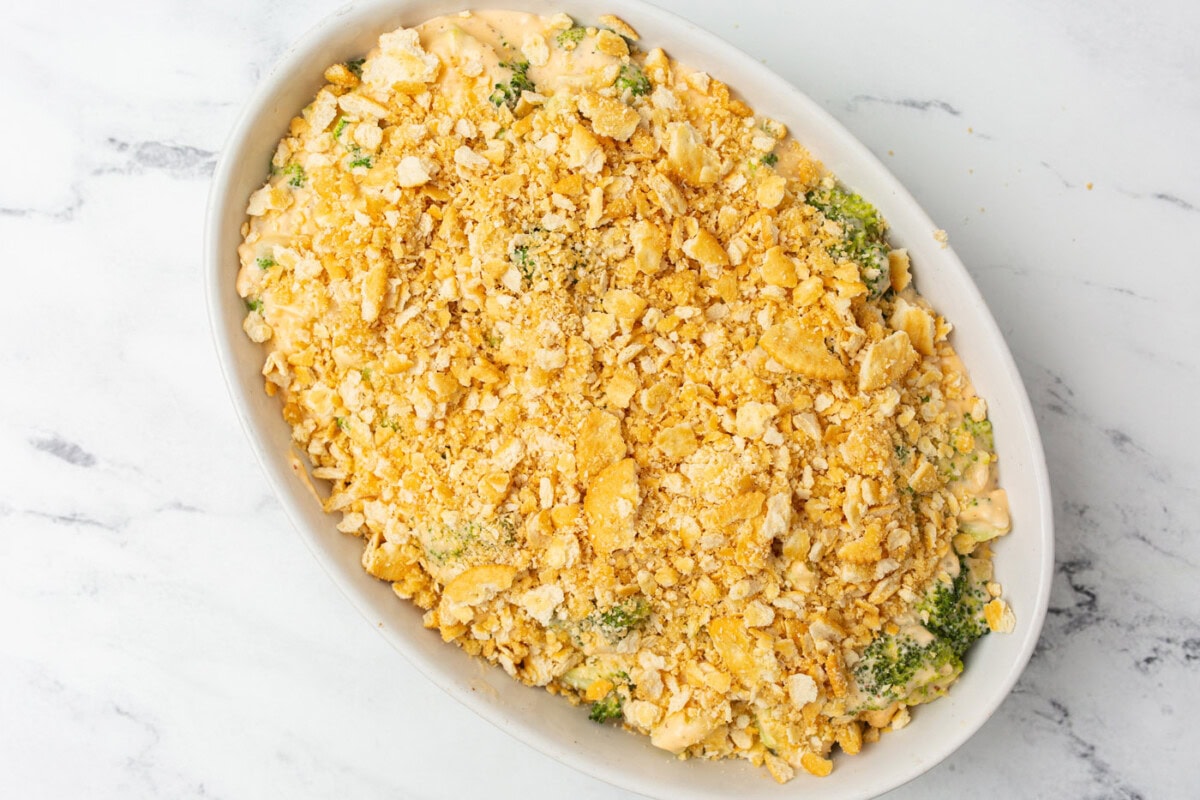 broccoli casserole with ritz crackers