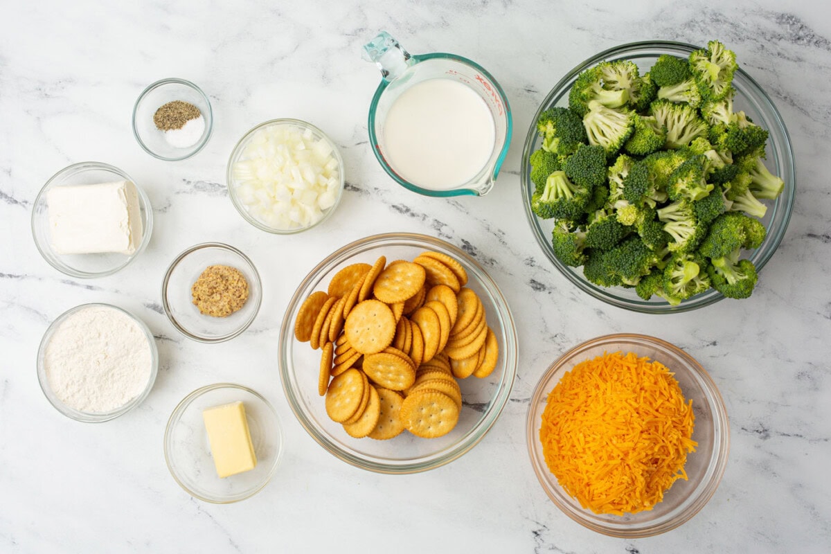 ingredients for Broccoli Casserole