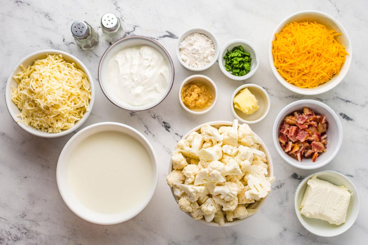 ingredients for Cauliflower Casserole
