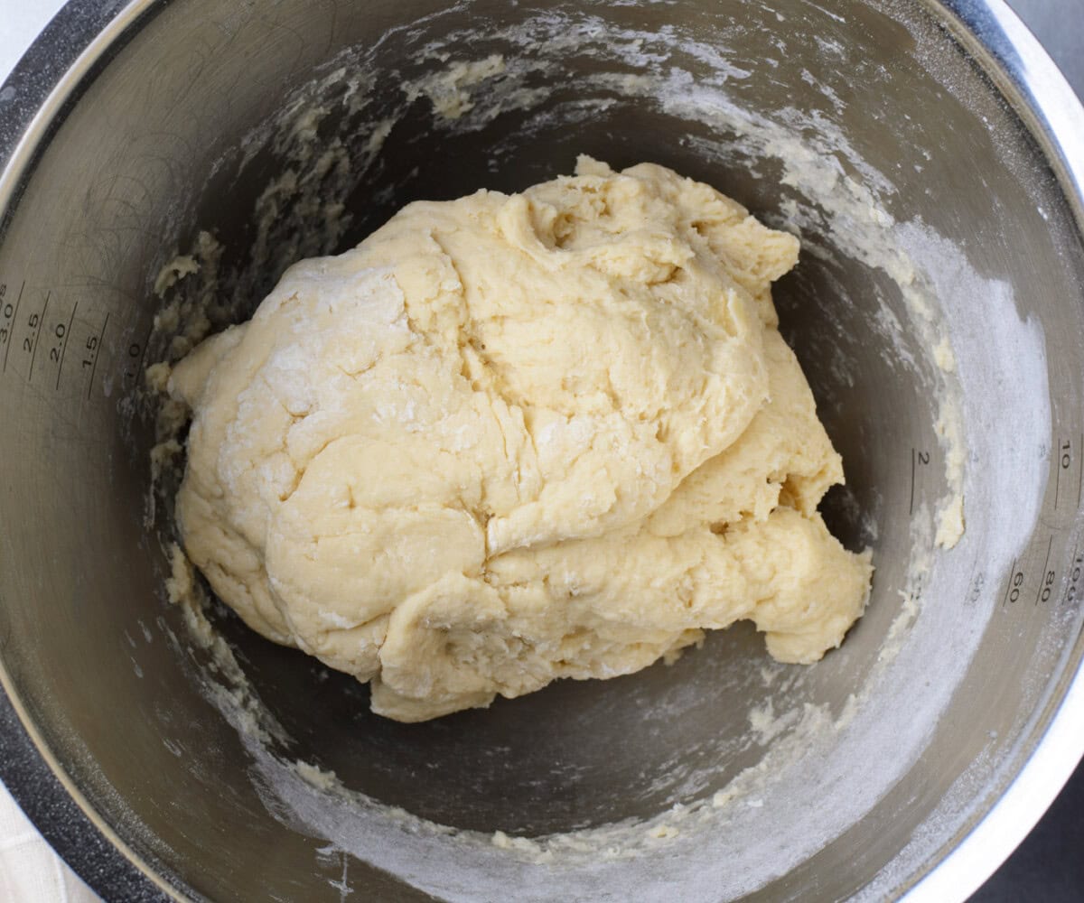 bread dough in a bowl