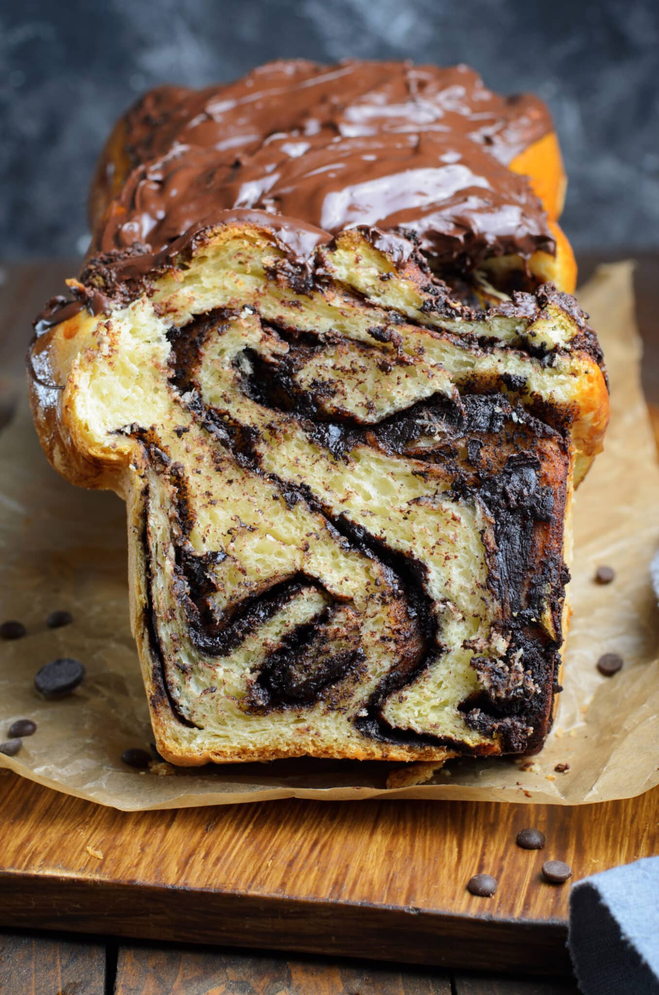 slice of Chocolate Babka