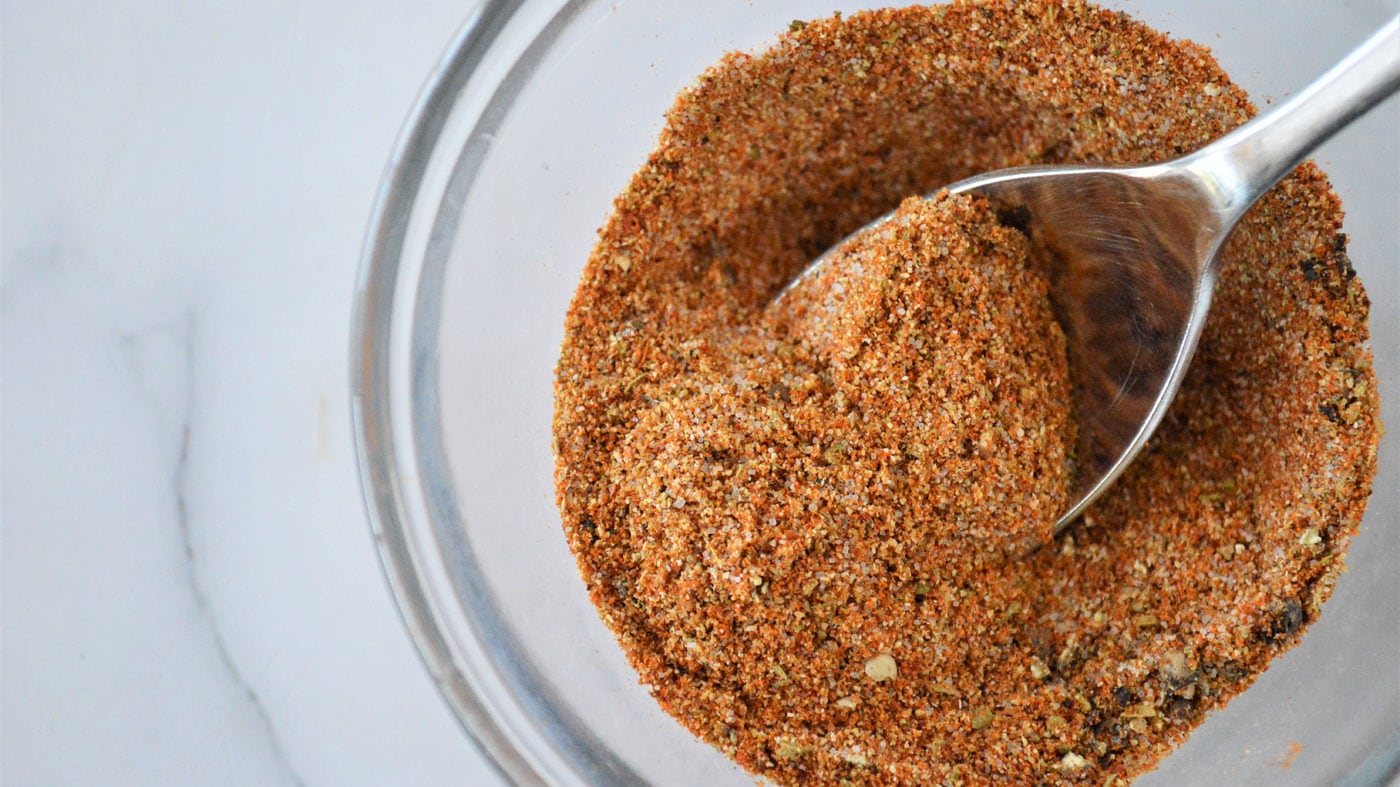 A flavorful combination of seasonings and spices makes up this homemade french fry seasoning that ta