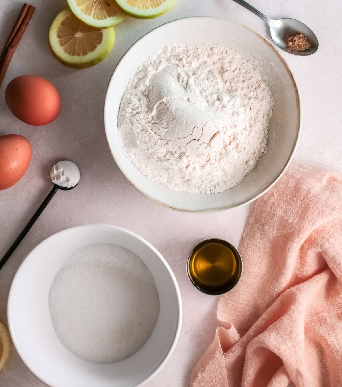 Lemon Baked Donuts ingredients