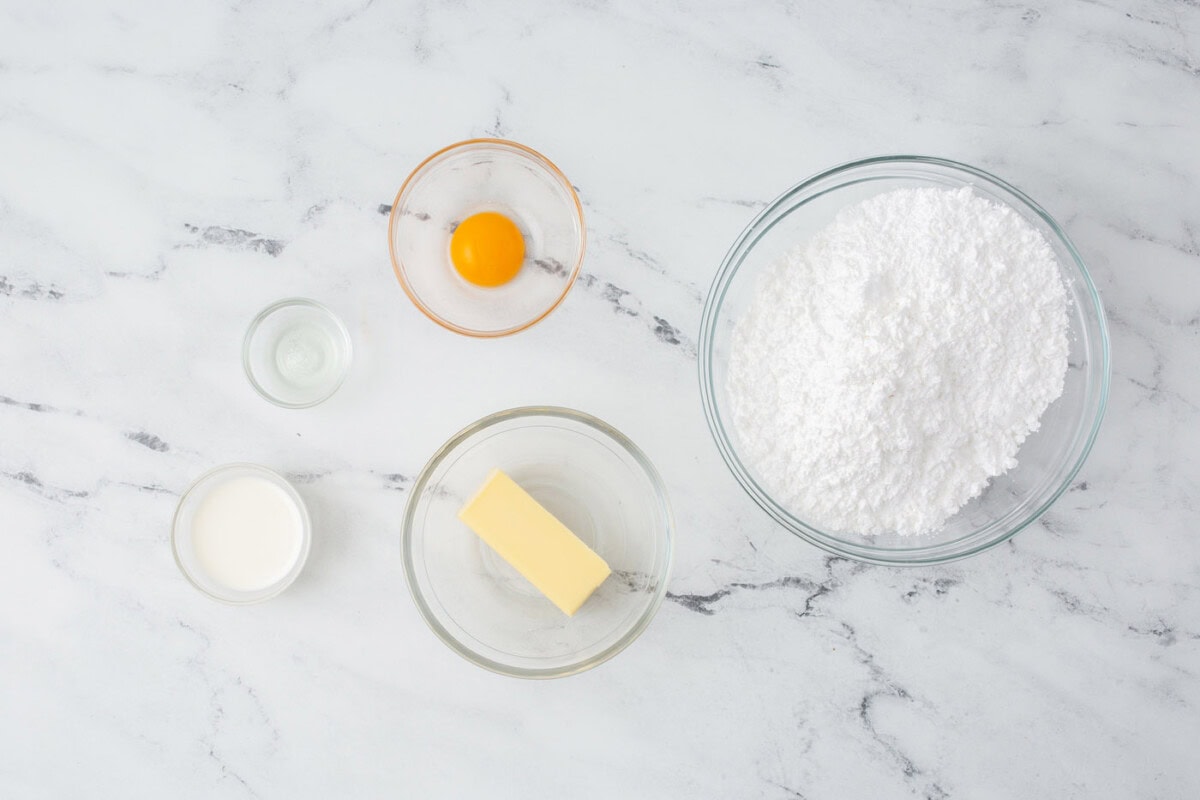 ingredients for frosting