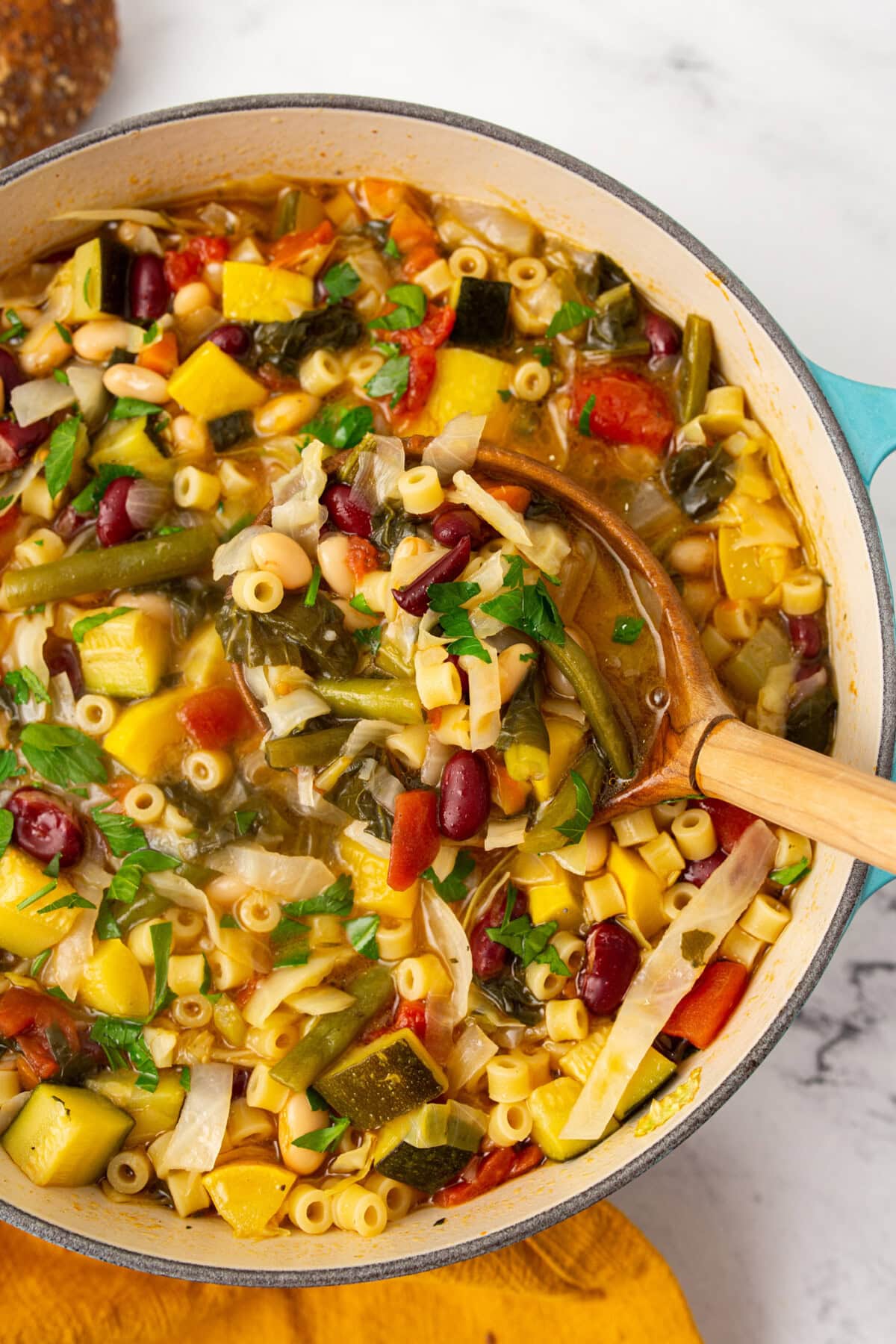 pot of Minestrone Soup
