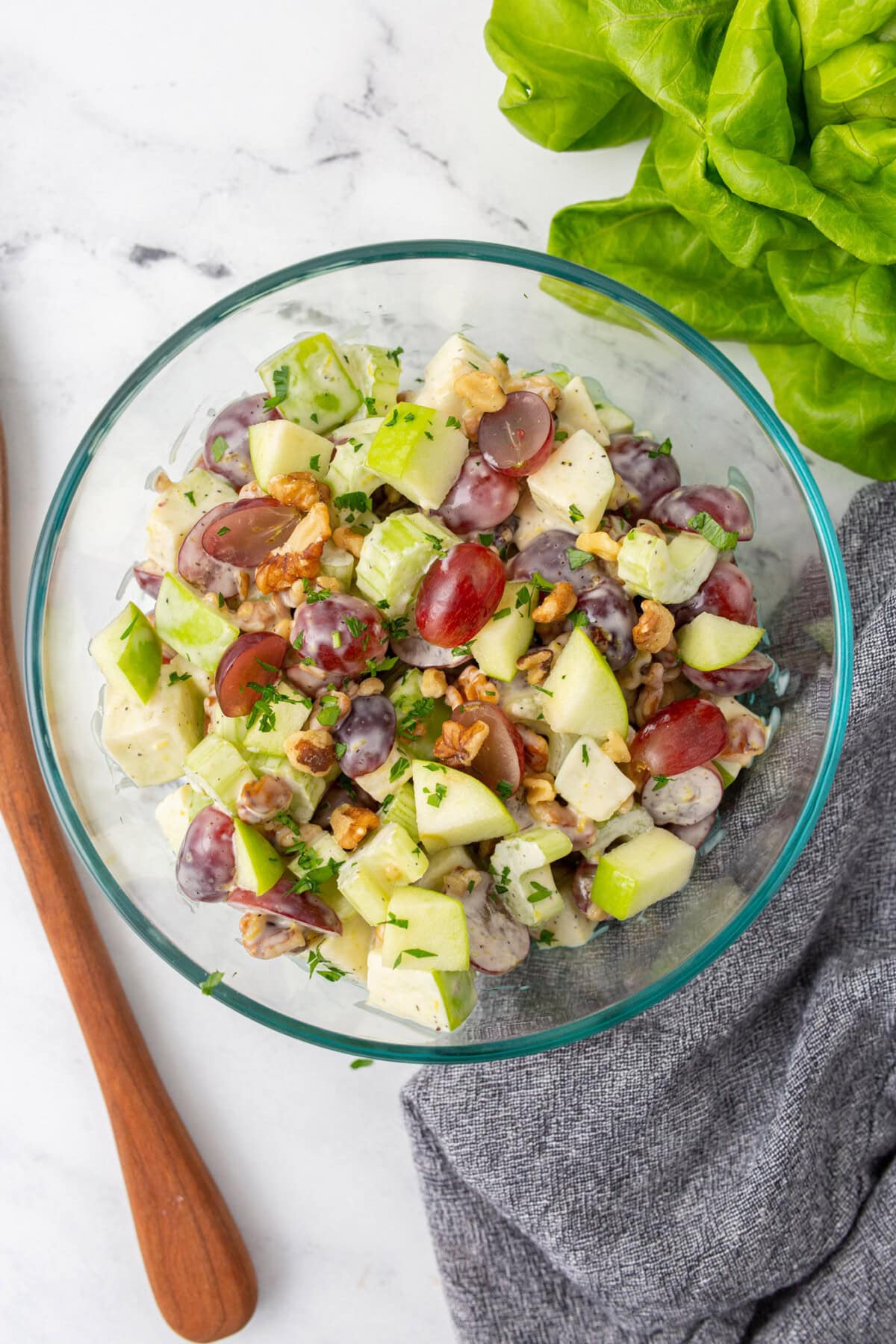 Waldorf Salad in a bowl