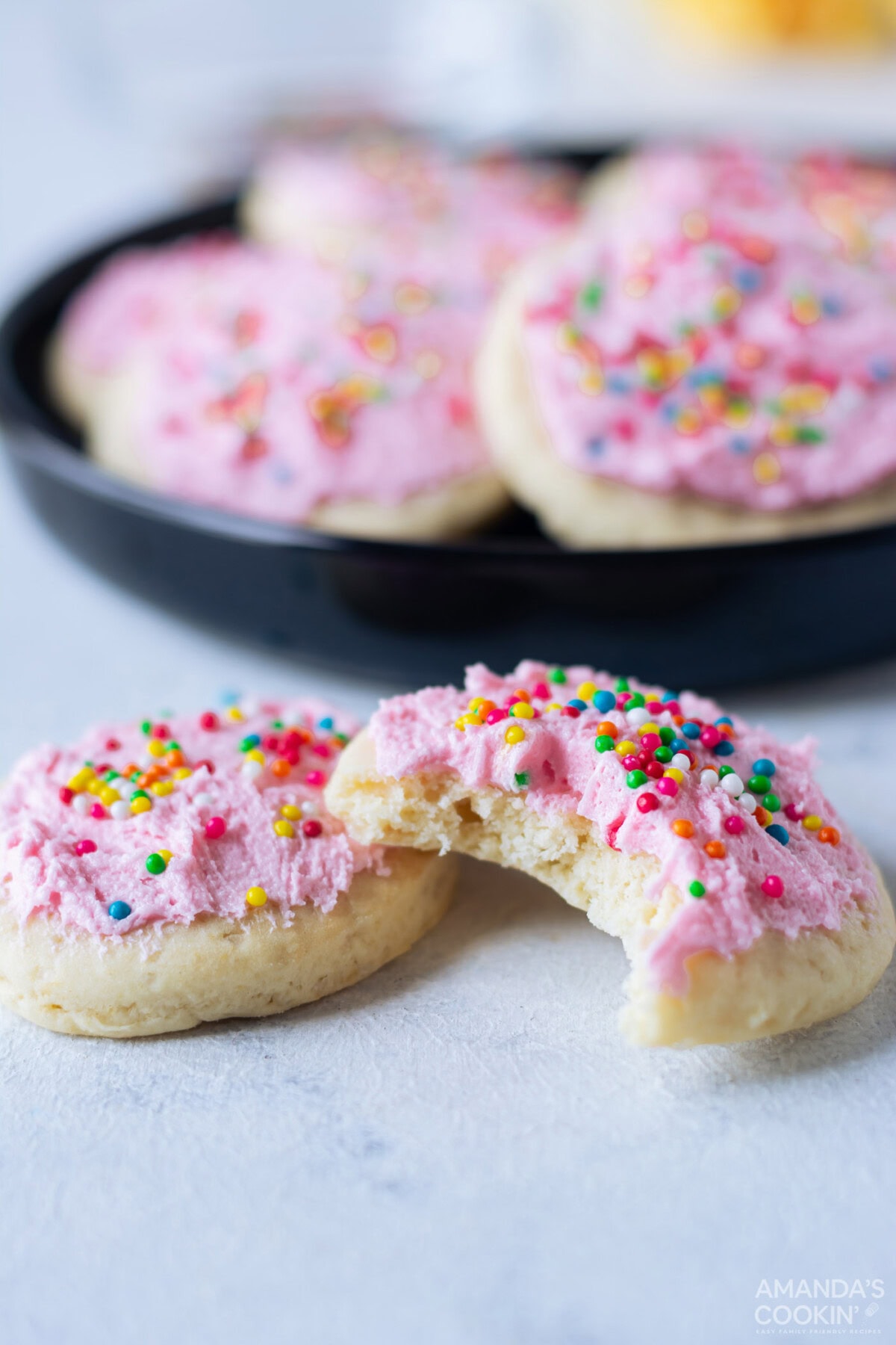 cookie with bite out
