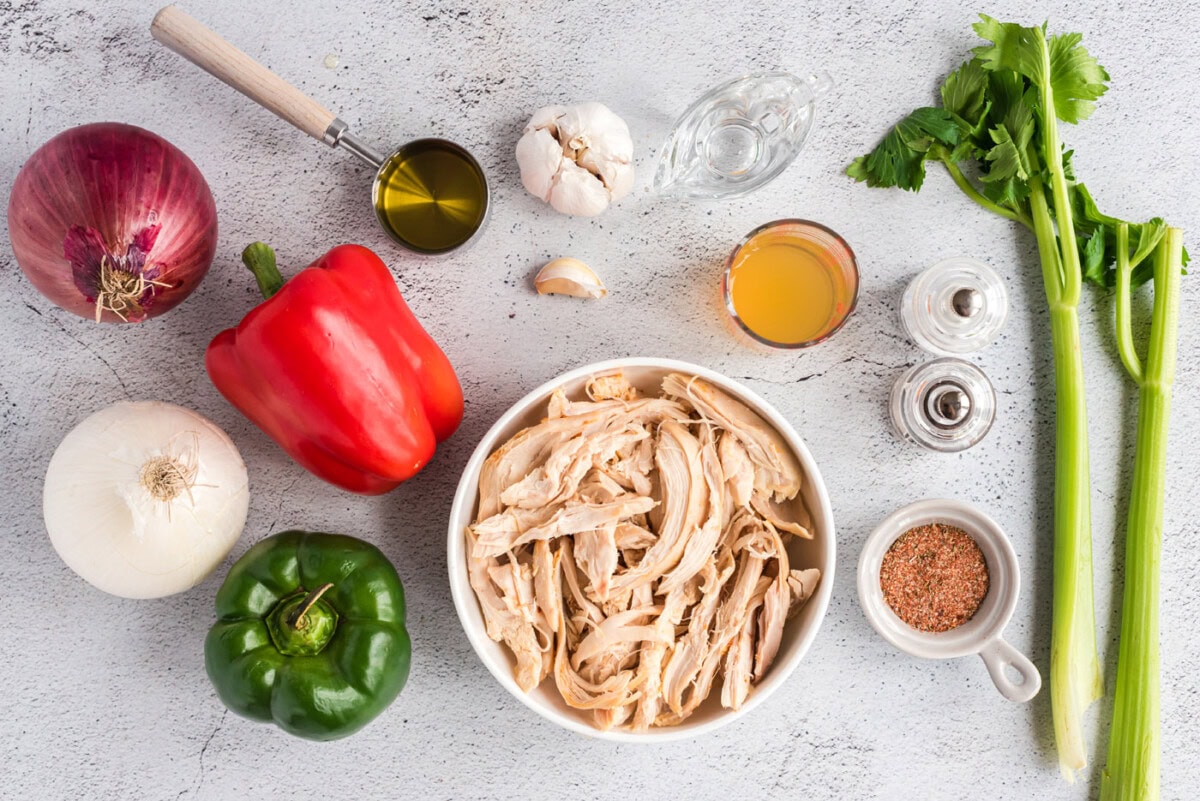 Cajun Chicken Salad ingredients