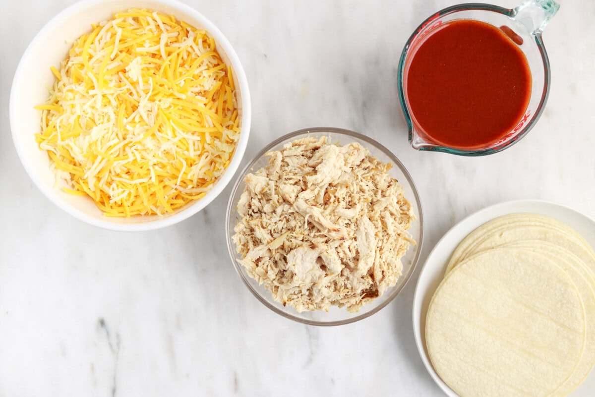 Chicken Enchilada Casserole ingredients