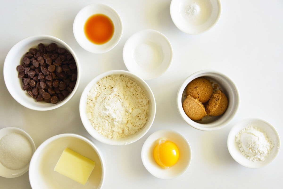ingredients for cookies