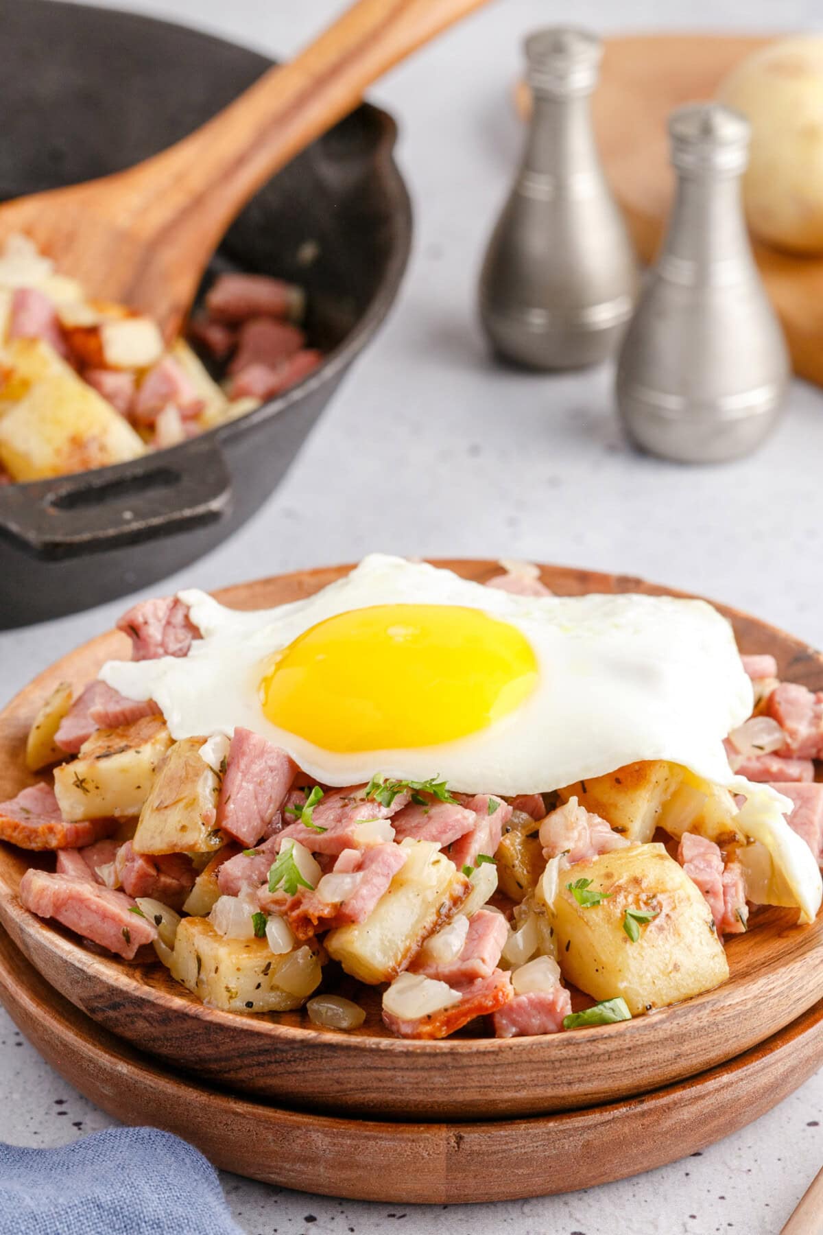 egg on Corned Beef Hash