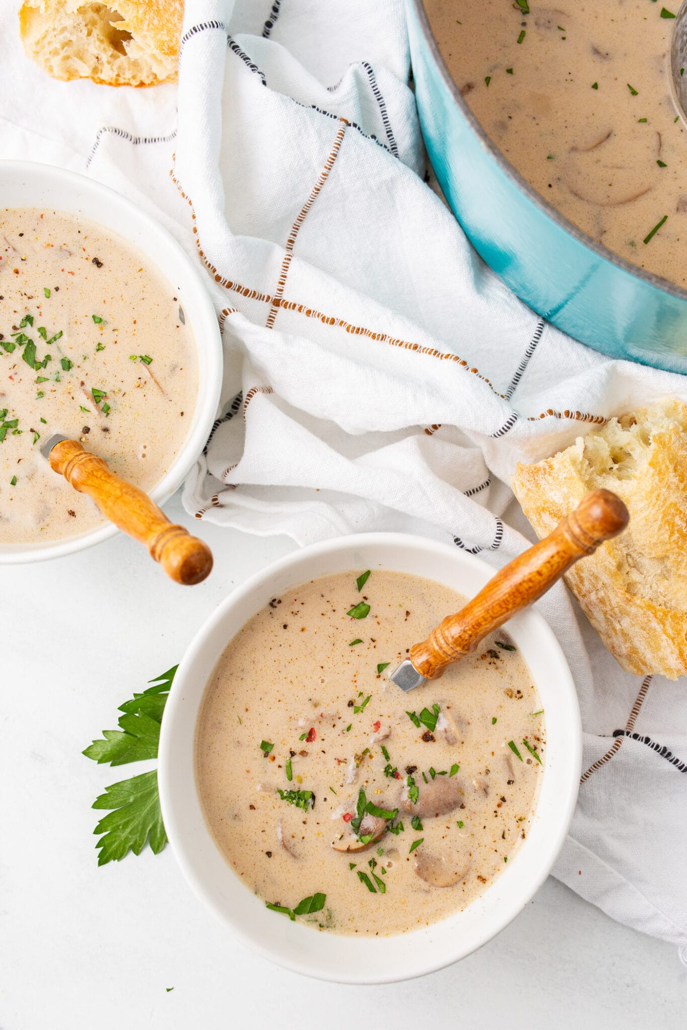 Cream of Mushroom Soup - Amanda's Cookin' - Soup