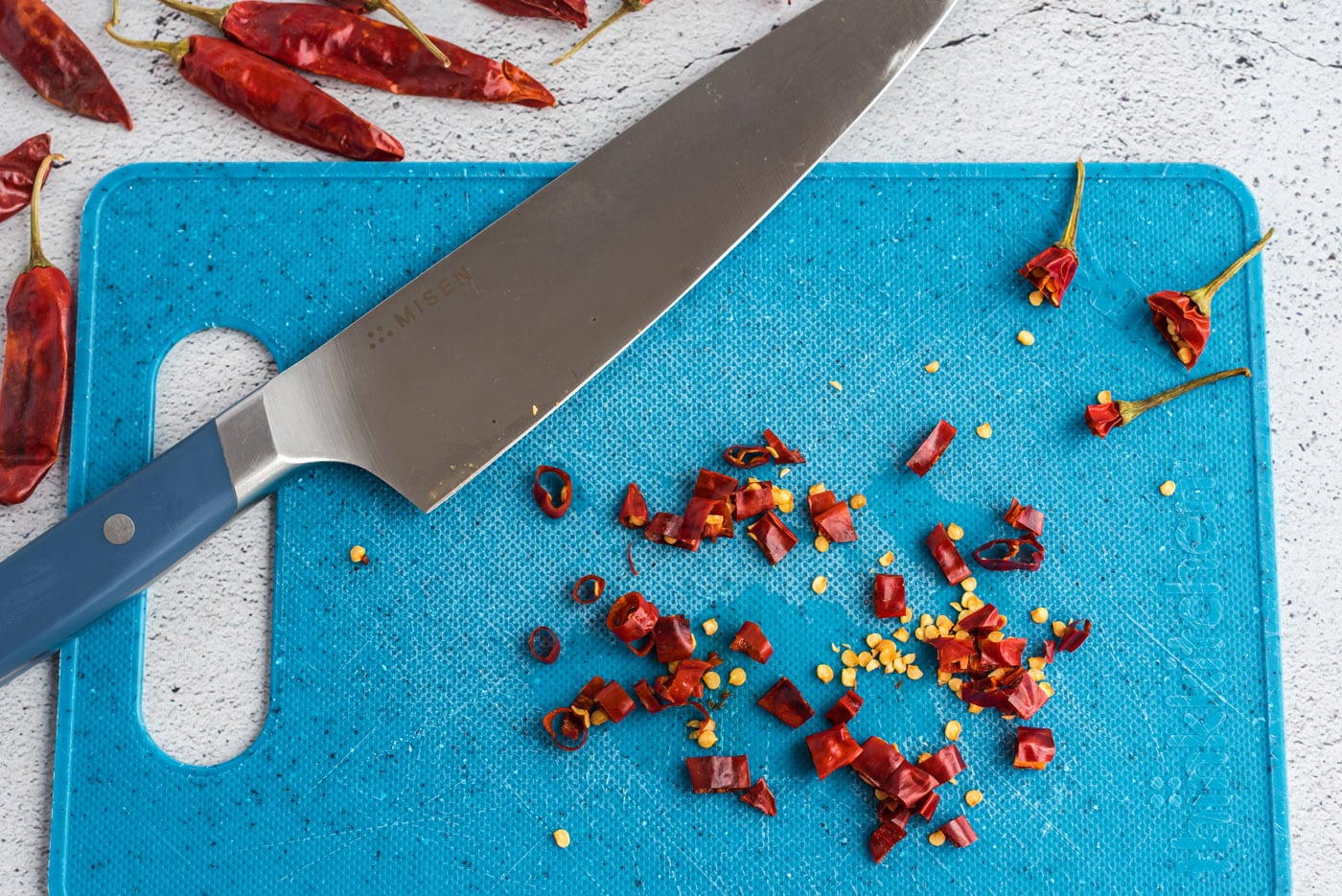 chopped red chile peppers