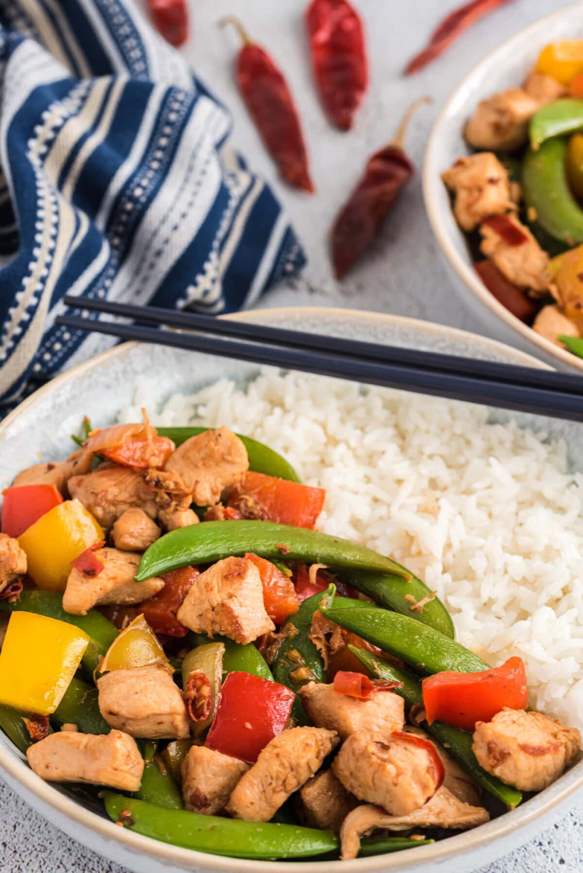 Kung Pao Chicken with rice