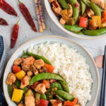 Kung Pao Chicken on a plate