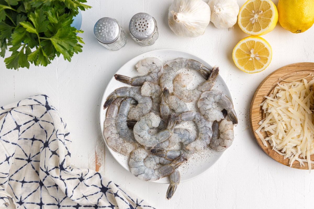 seasoned shrimp on a plate
