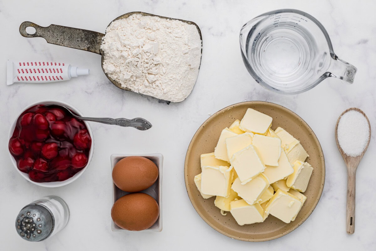 Valentine Cherry Hand Pies ingredients