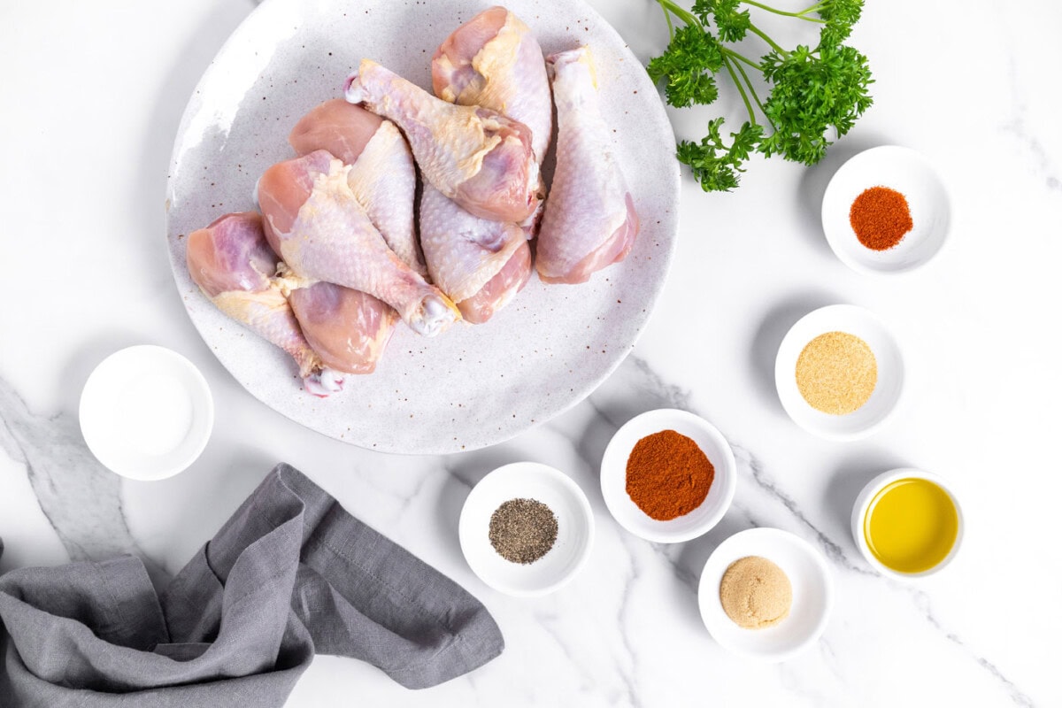 Air Fryer Chicken Drumsticks ingredients