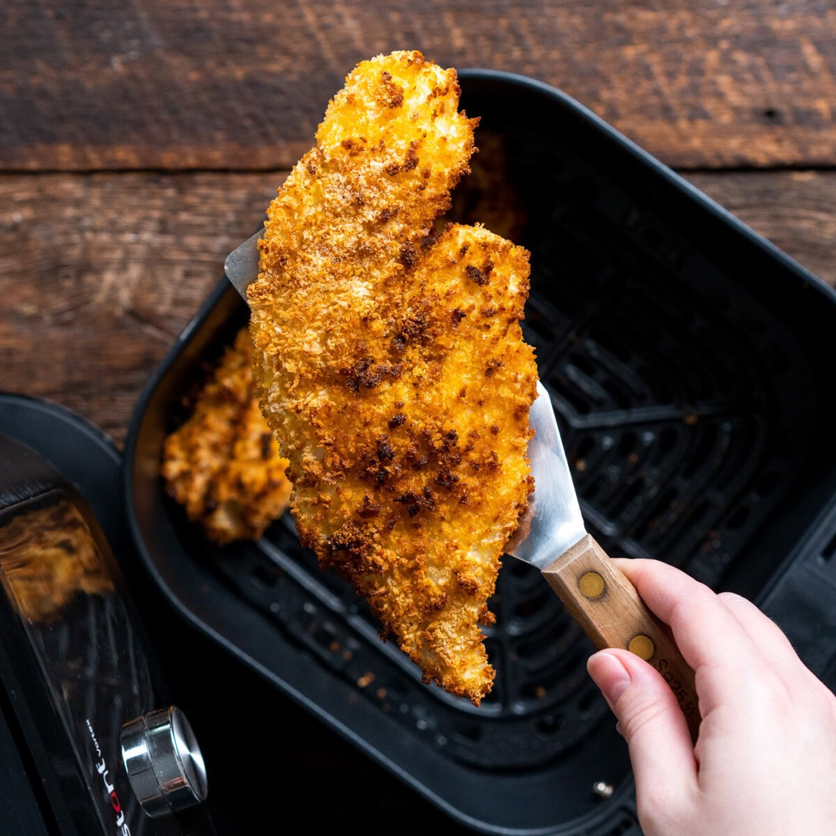 cooked air fryer fish
