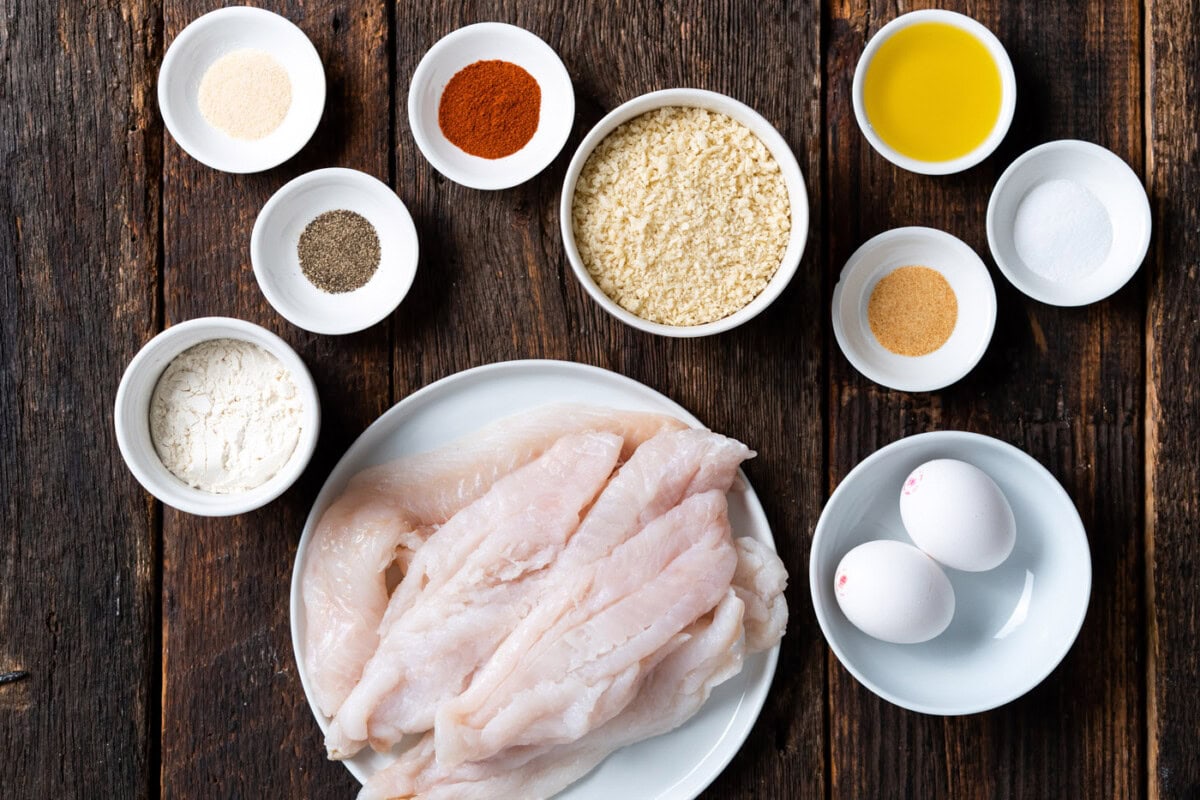 Air Fryer Fish ingredients