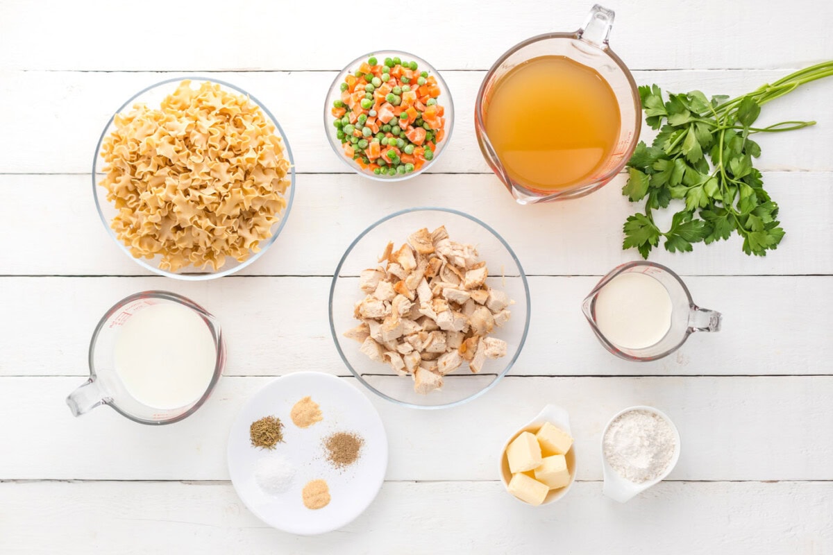 Chicken Noodle Casserole ingredients