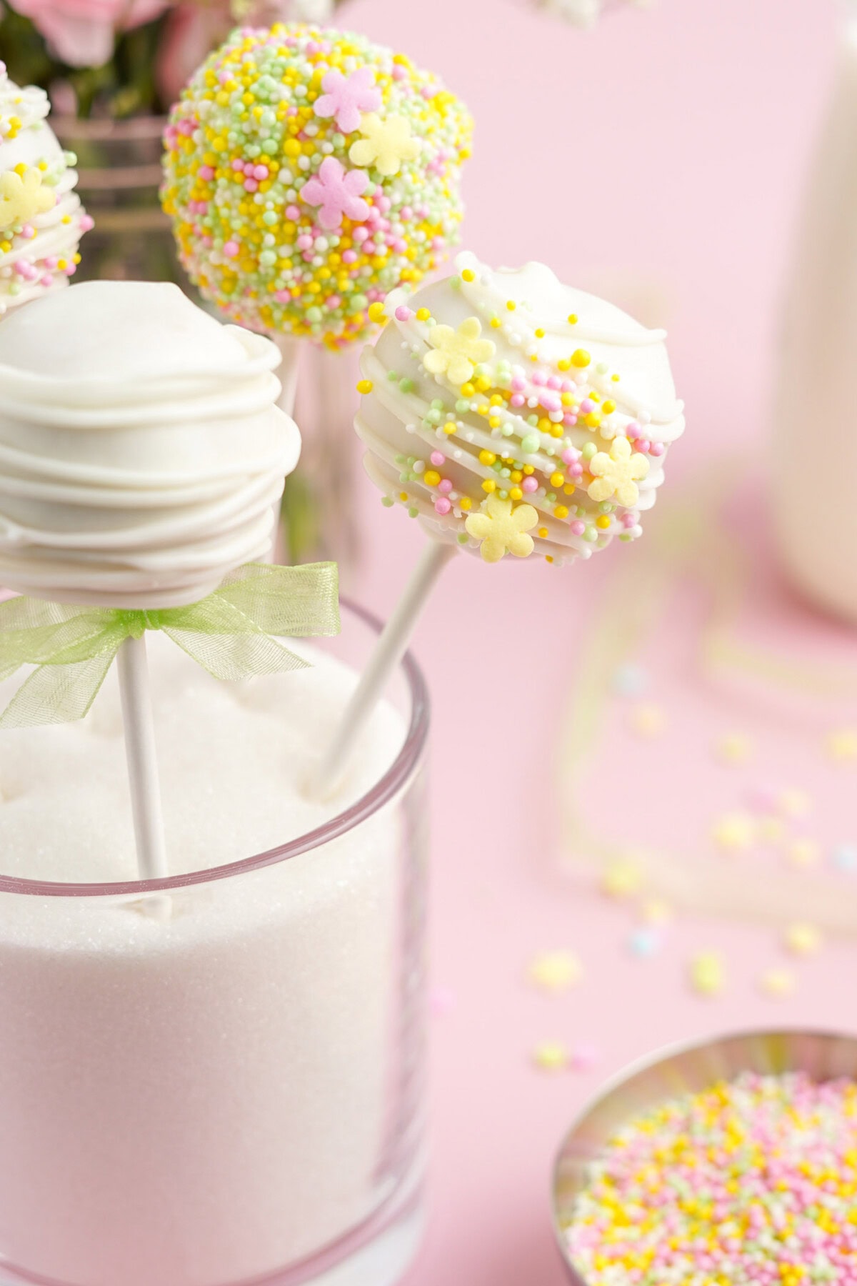 Donut Hole Cake Pops IN A HOLDER