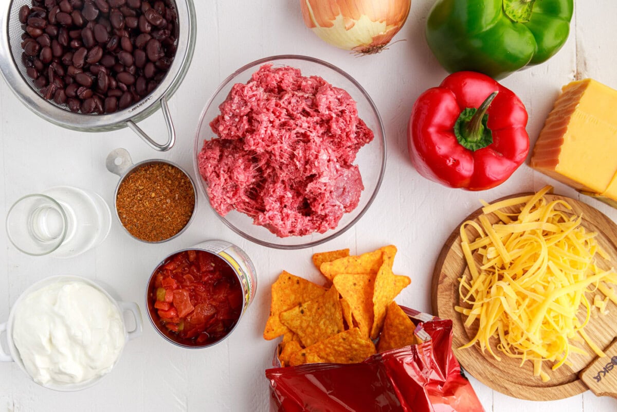 Dorito Casserole ingreidents