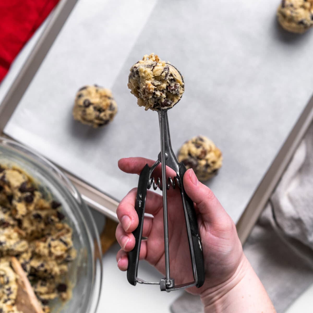 scoop of doubletree cookie dough