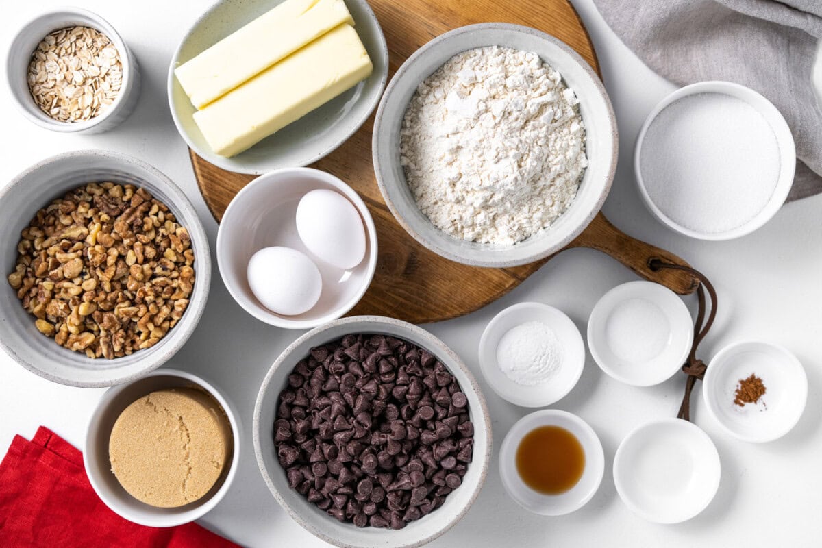 Doubletree Chocolate Chip Cookies ingredients
