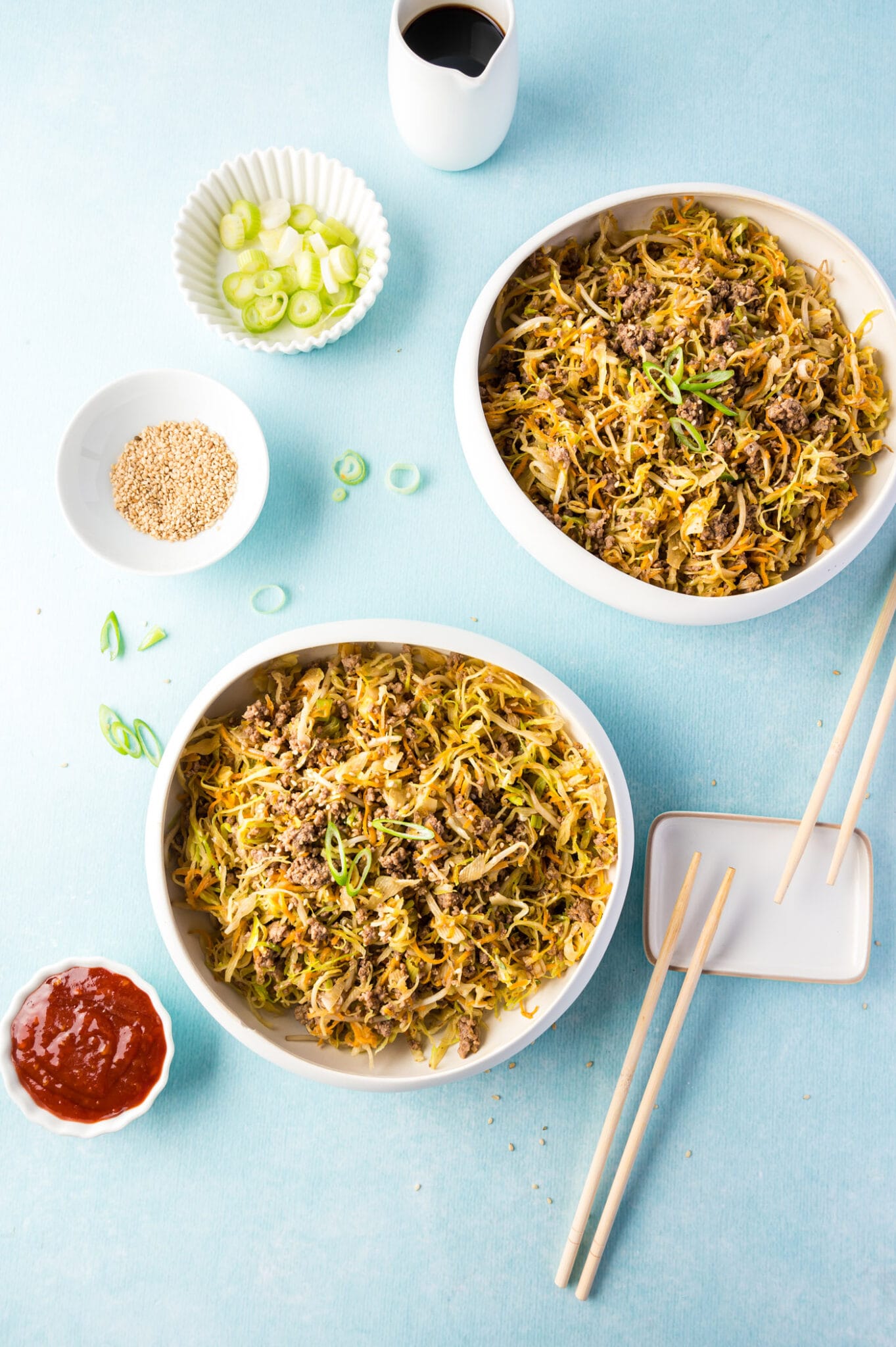 2 Egg Roll in a Bowl dishes