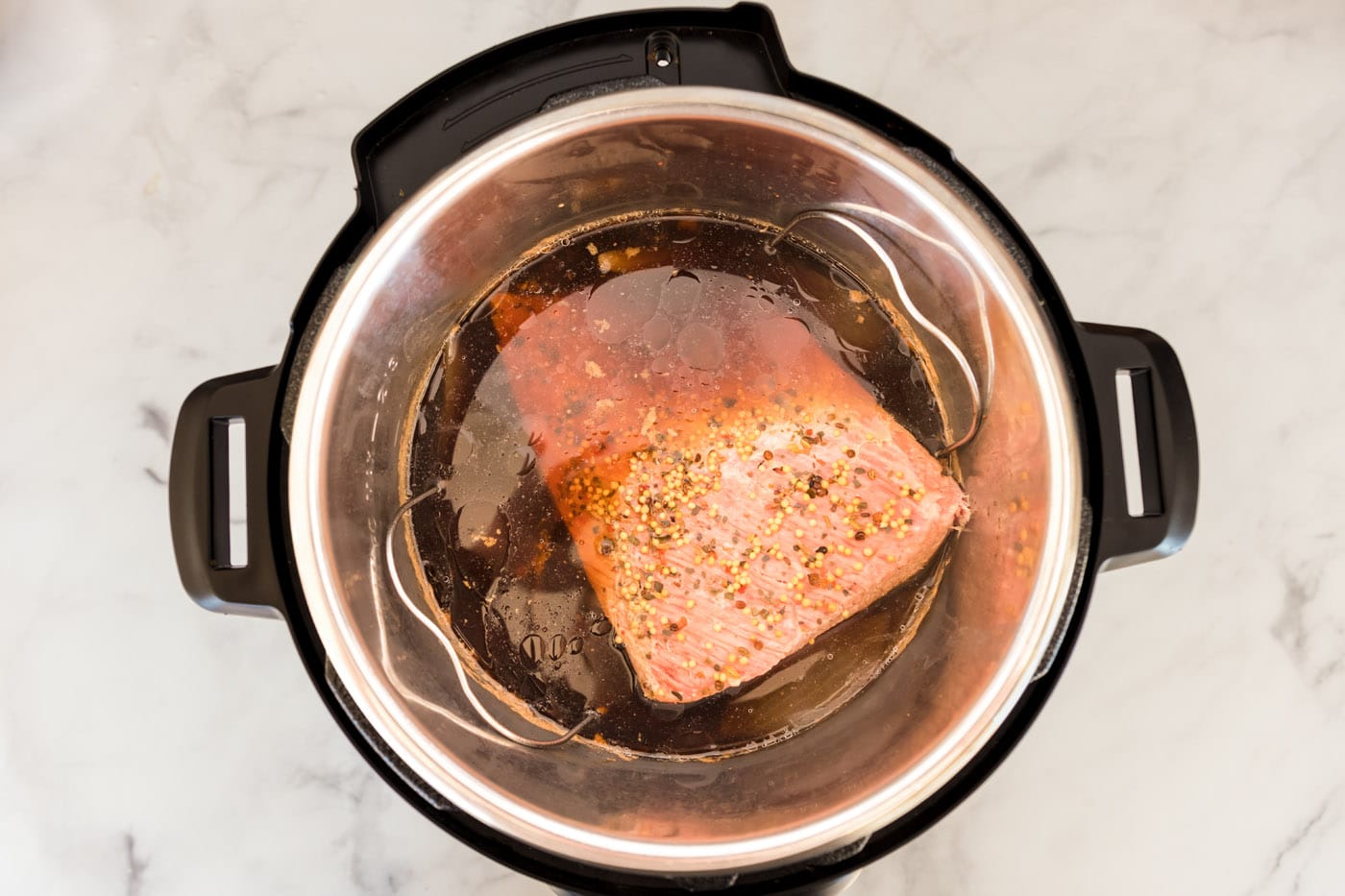cooked corned beef in instant pot
