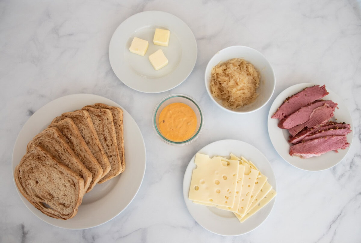 Reuben Sandwich ingredients