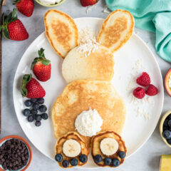 Bunny Butt Pancakes