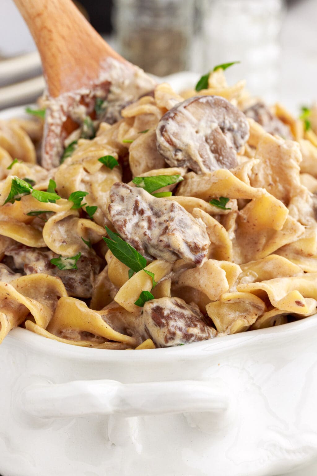 Instant Pot Beef Stroganoff - Amanda's Cookin' - Instant Pot