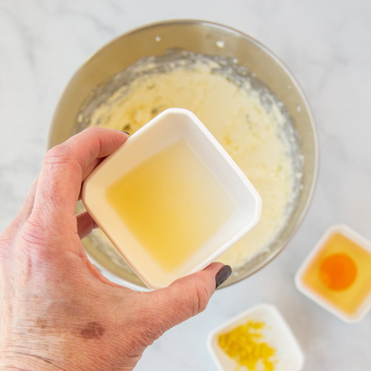 lemon juice over lemon cookie mix